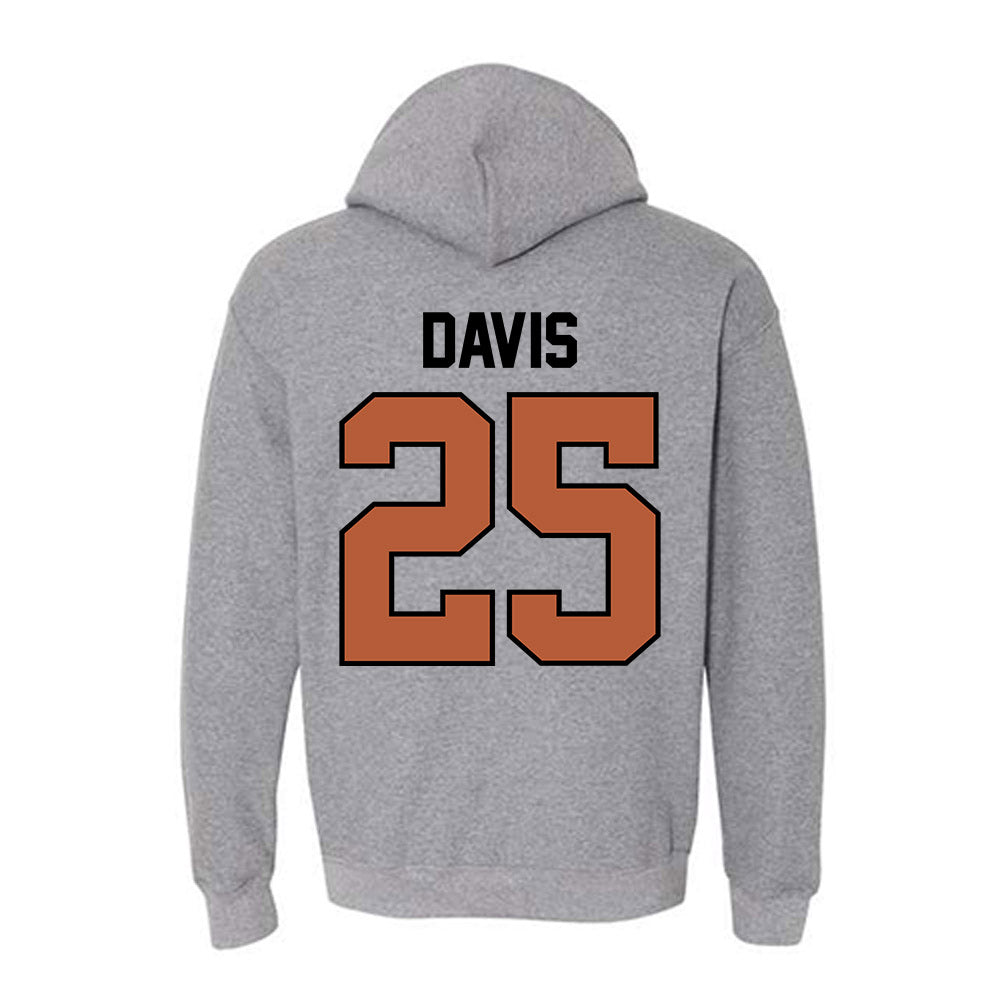 Texas - NCAA Football : Toray Davis - Classic Shersey Hooded Sweatshirt-1