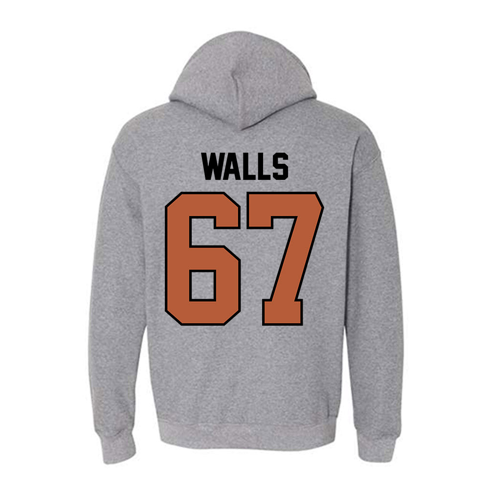Texas - NCAA Baseball : Brody Walls - Classic Shersey Hooded Sweatshirt-1