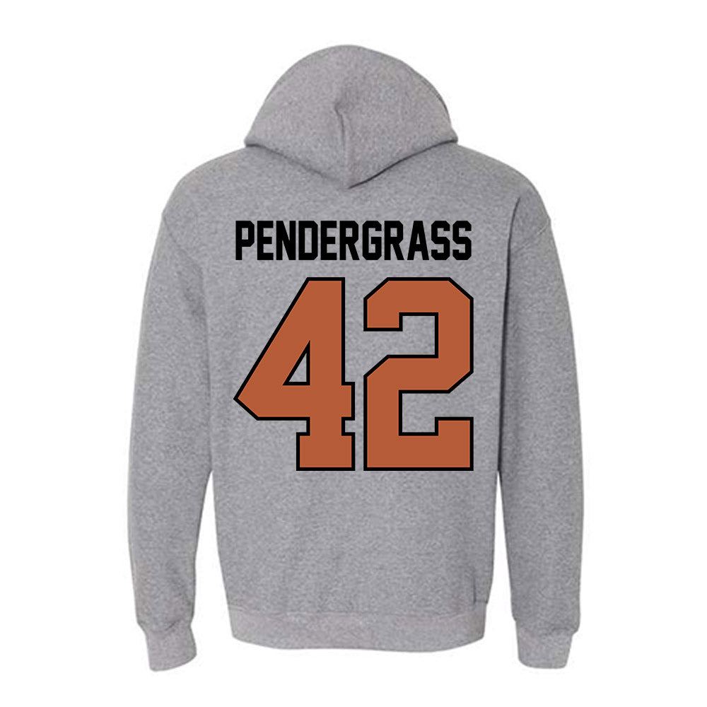 Texas - NCAA Baseball : Dariyan Pendergrass - Classic Shersey Hooded Sweatshirt-1