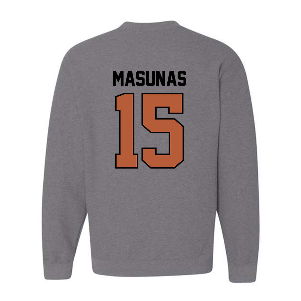 Texas - NCAA Football : Michael Masunas - Classic Shersey Crewneck Sweatshirt-1