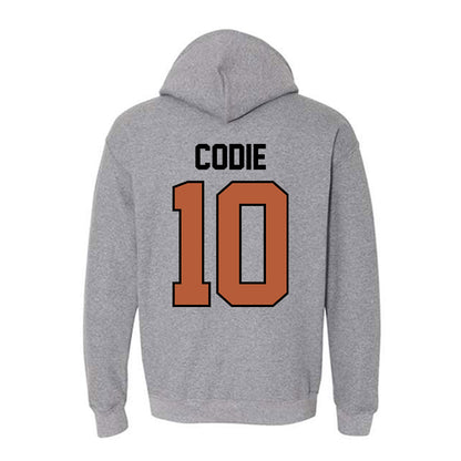 Texas - NCAA Men's Basketball : nicolas codie - Classic Shersey Hooded Sweatshirt-1