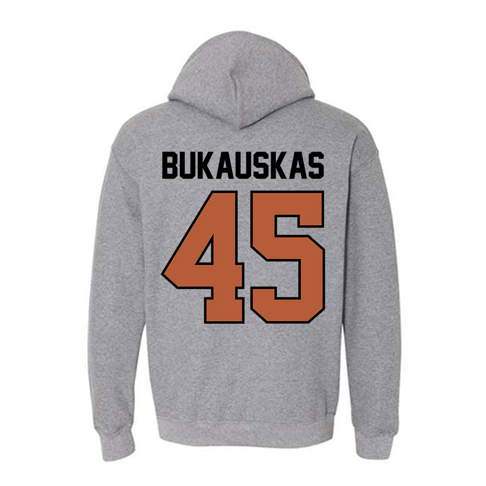 Texas - NCAA Football : Mikey Bukauskas - Classic Shersey Hooded Sweatshirt-1