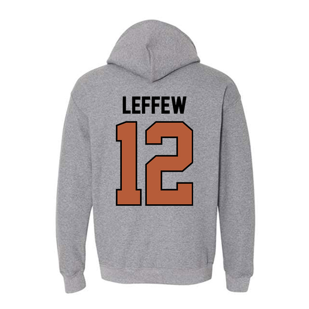 Texas - NCAA Baseball : Haiden Leffew - Classic Shersey Hooded Sweatshirt-1