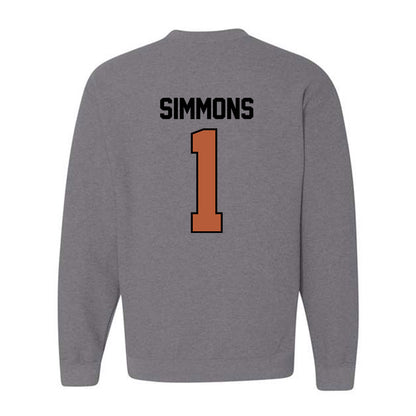 Texas - NCAA Football : Colin Simmons - Classic Shersey Crewneck Sweatshirt-1