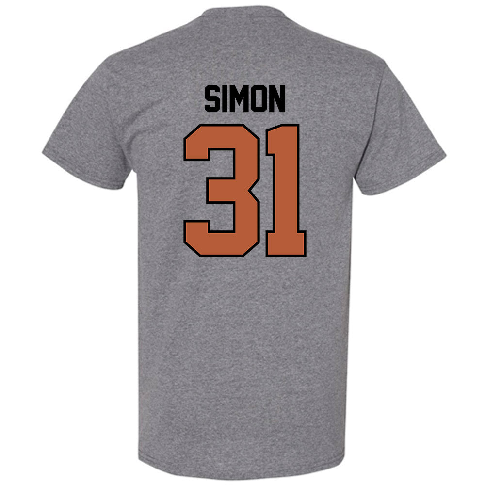 Texas - NCAA Football : James Simon - Classic Shersey T-Shirt-1