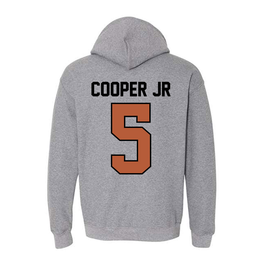 Texas - NCAA Football : Derrek Cooper jr - Classic Shersey Hooded Sweatshirt-1