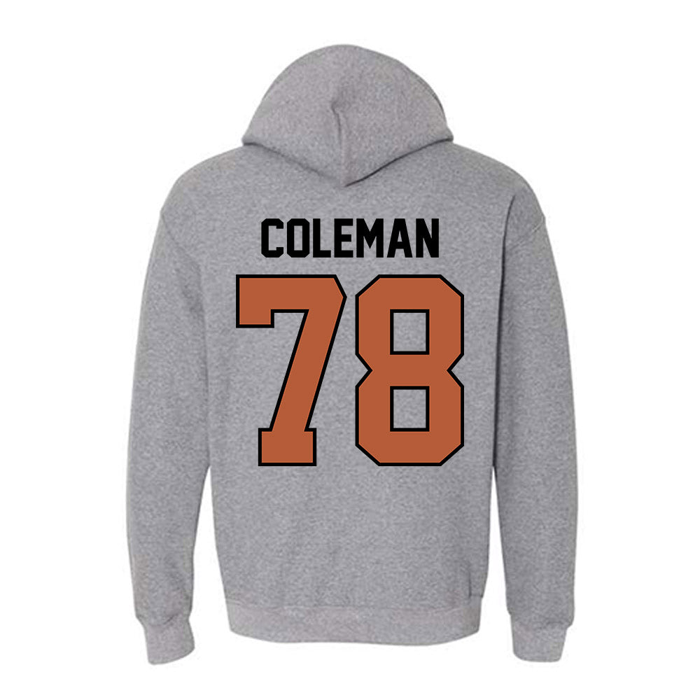 Texas - NCAA Football : Jordan Coleman - Classic Shersey Hooded Sweatshirt-1