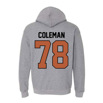 Texas - NCAA Football : Jordan Coleman - Classic Shersey Hooded Sweatshirt-1