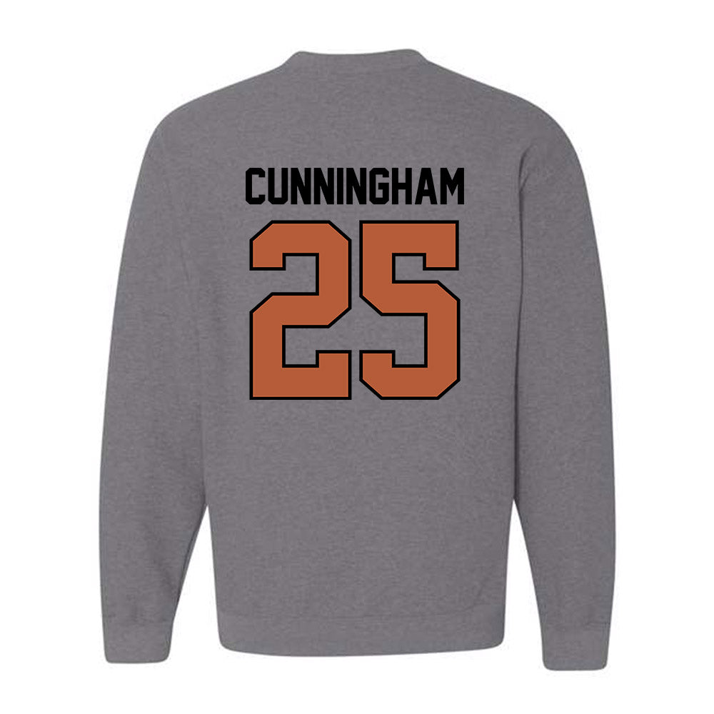 Texas - NCAA Women's Basketball : Breya Cunningham - Classic Shersey Crewneck Sweatshirt-1
