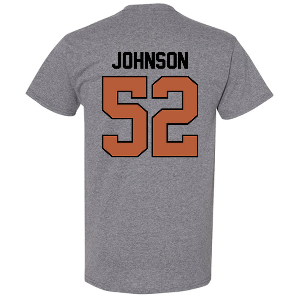 Texas - NCAA Football : James Johnson - Classic Shersey T-Shirt-1