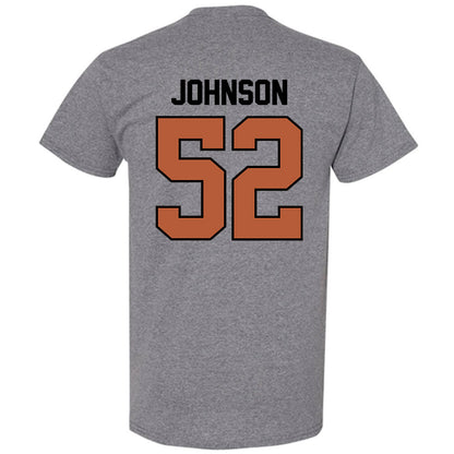 Texas - NCAA Football : James Johnson - Classic Shersey T-Shirt-1