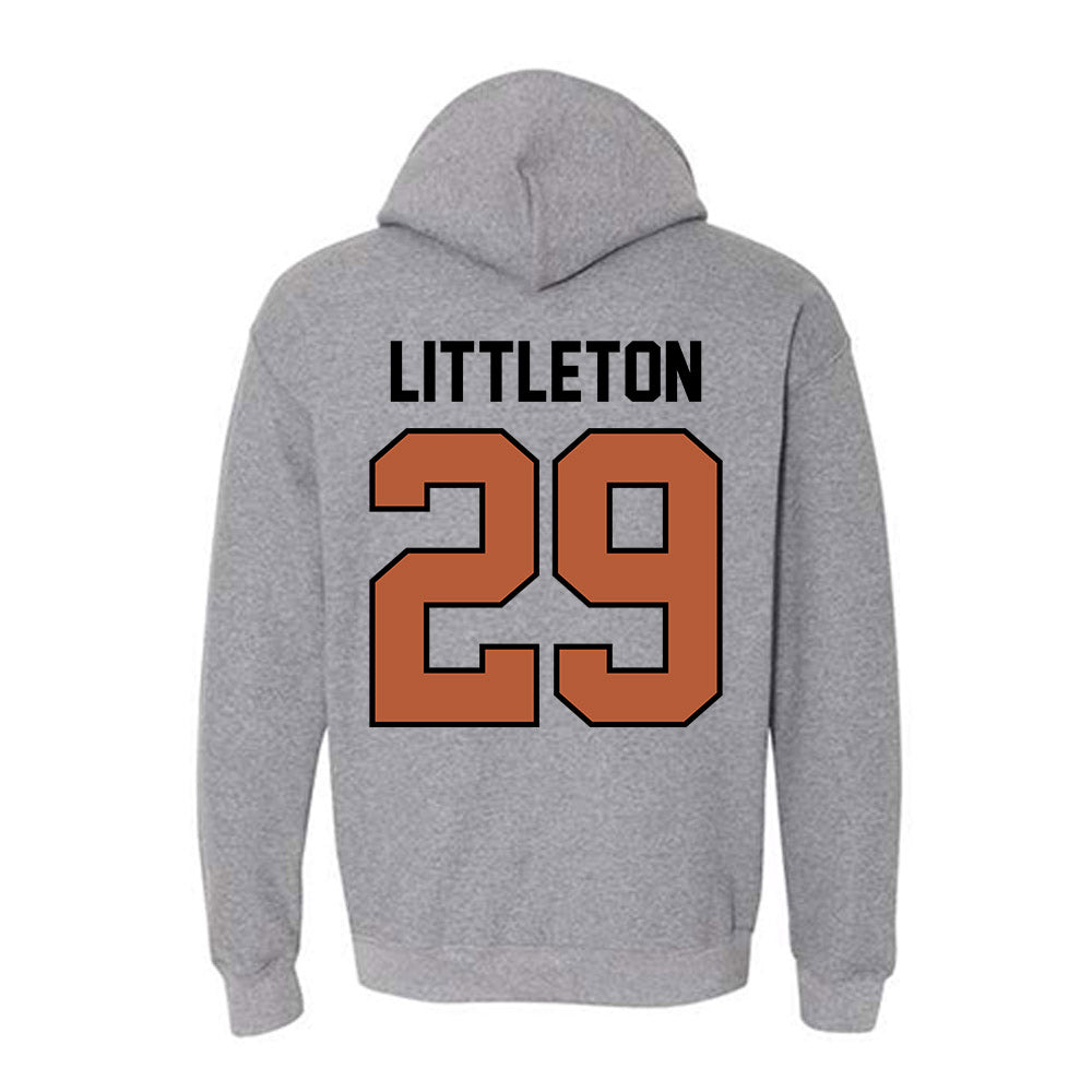 Texas - NCAA Football : Graceson Littleton - Classic Shersey Hooded Sweatshirt-1
