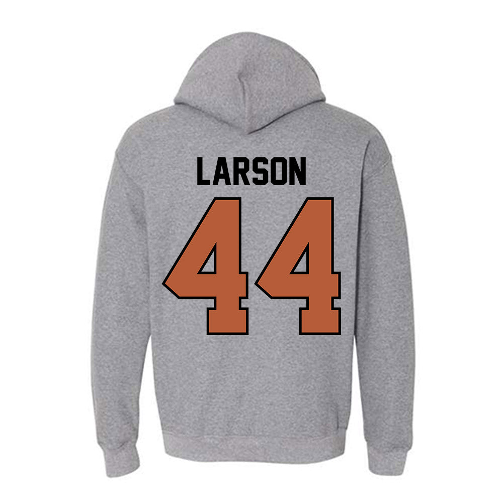 Texas - NCAA Baseball : Ashton Larson - Classic Shersey Hooded Sweatshirt-1