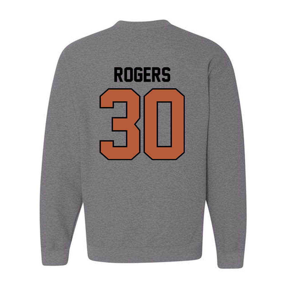 Texas - NCAA Baseball : Kaleb Rogers - Classic Shersey Crewneck Sweatshirt-1