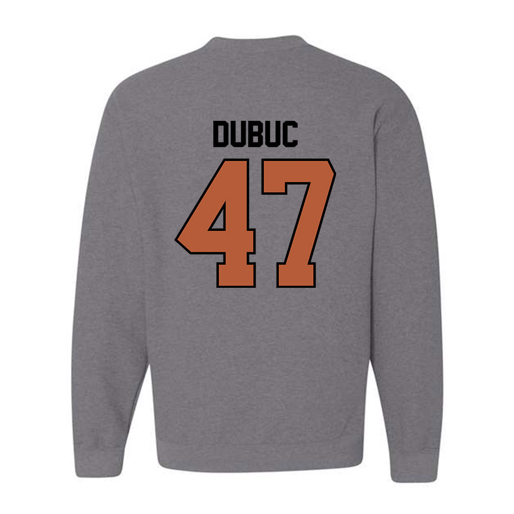 Texas - NCAA Football : Trey Dubuc - Classic Shersey Crewneck Sweatshirt-1
