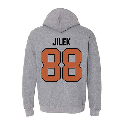 Texas - NCAA Football : Charlie Jilek - Classic Shersey Hooded Sweatshirt-1
