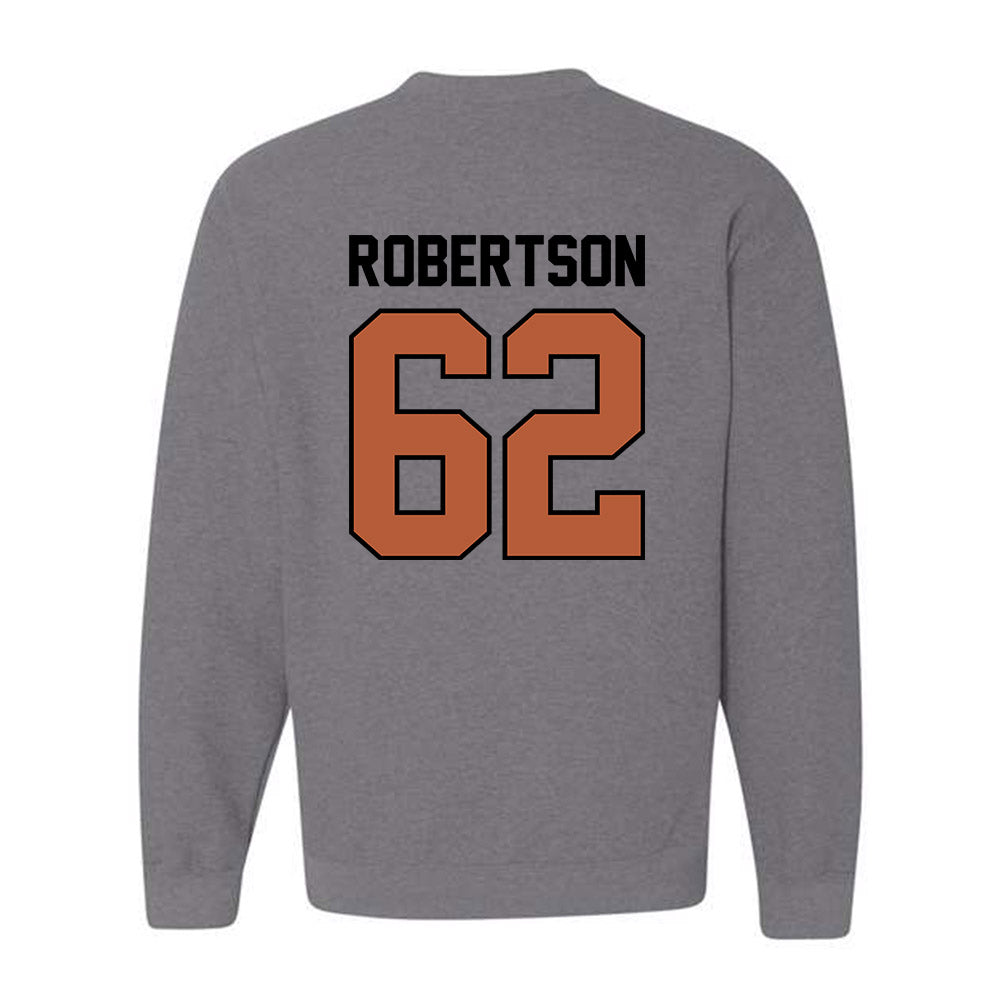 Texas - NCAA Football : Connor Robertson - Classic Shersey Crewneck Sweatshirt-1