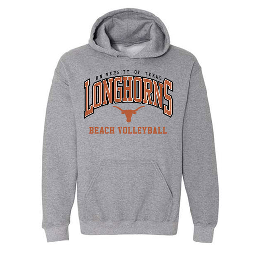 Texas - NCAA Beach Volleyball : Katie Hashman - Classic Shersey Hooded Sweatshirt-0