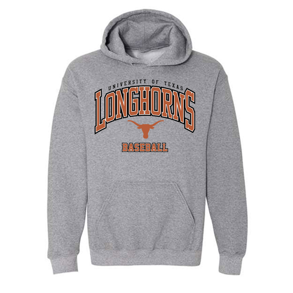 Texas - NCAA Baseball : Haiden Leffew - Classic Shersey Hooded Sweatshirt-0