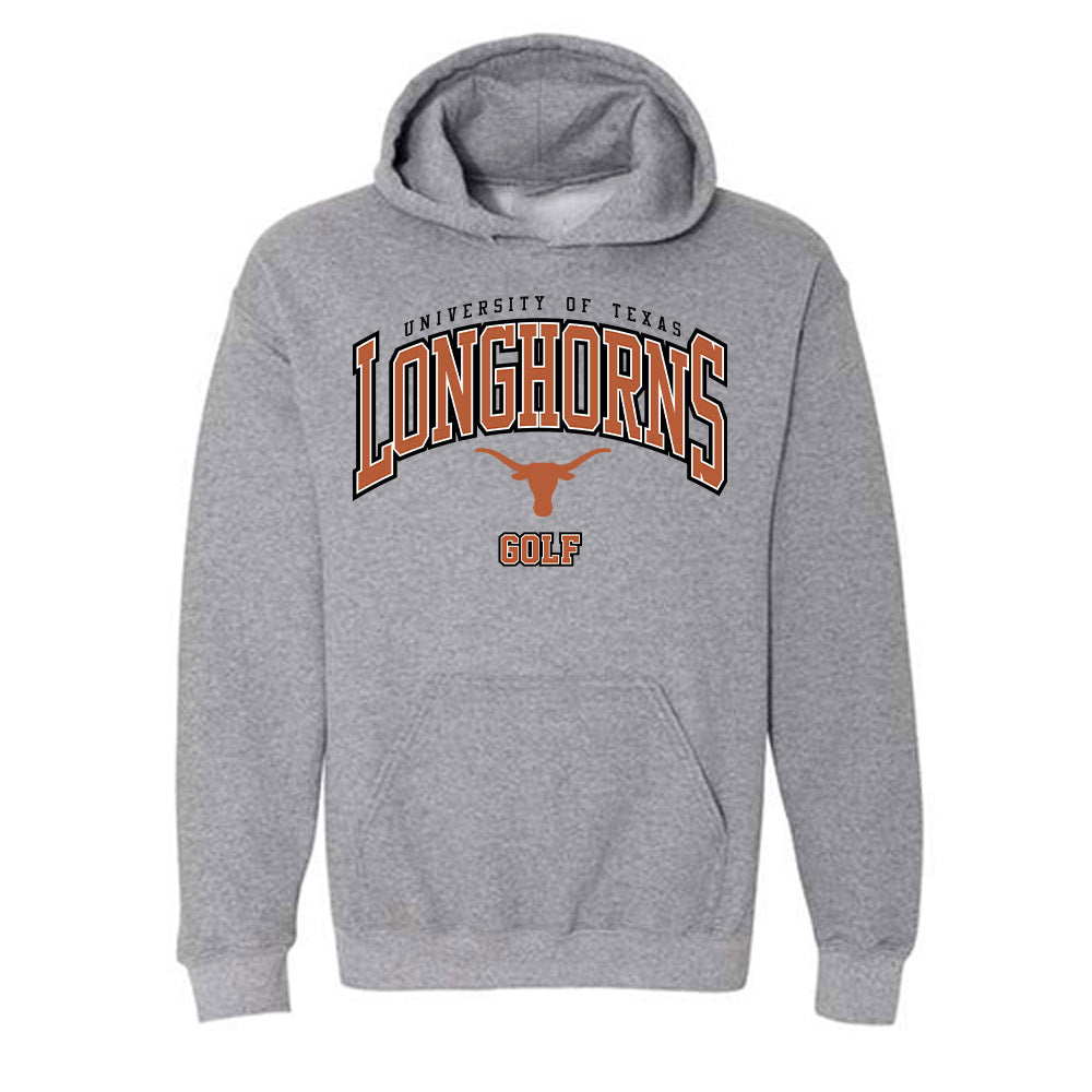 Texas - NCAA Men's Golf : Adam Villanueva - Classic Shersey Hooded Sweatshirt-0