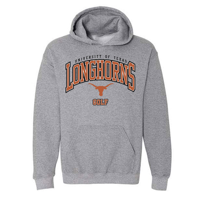 Texas - NCAA Men's Golf : Adam Villanueva - Classic Shersey Hooded Sweatshirt-0