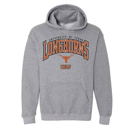 Texas - NCAA Men's Golf : Adam Villanueva - Classic Shersey Hooded Sweatshirt-0