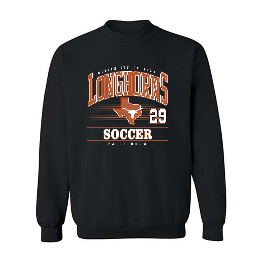 Texas - NCAA Women's Soccer : Paige Mouw - Classic Fashion Shersey Crewneck Sweatshirt-0