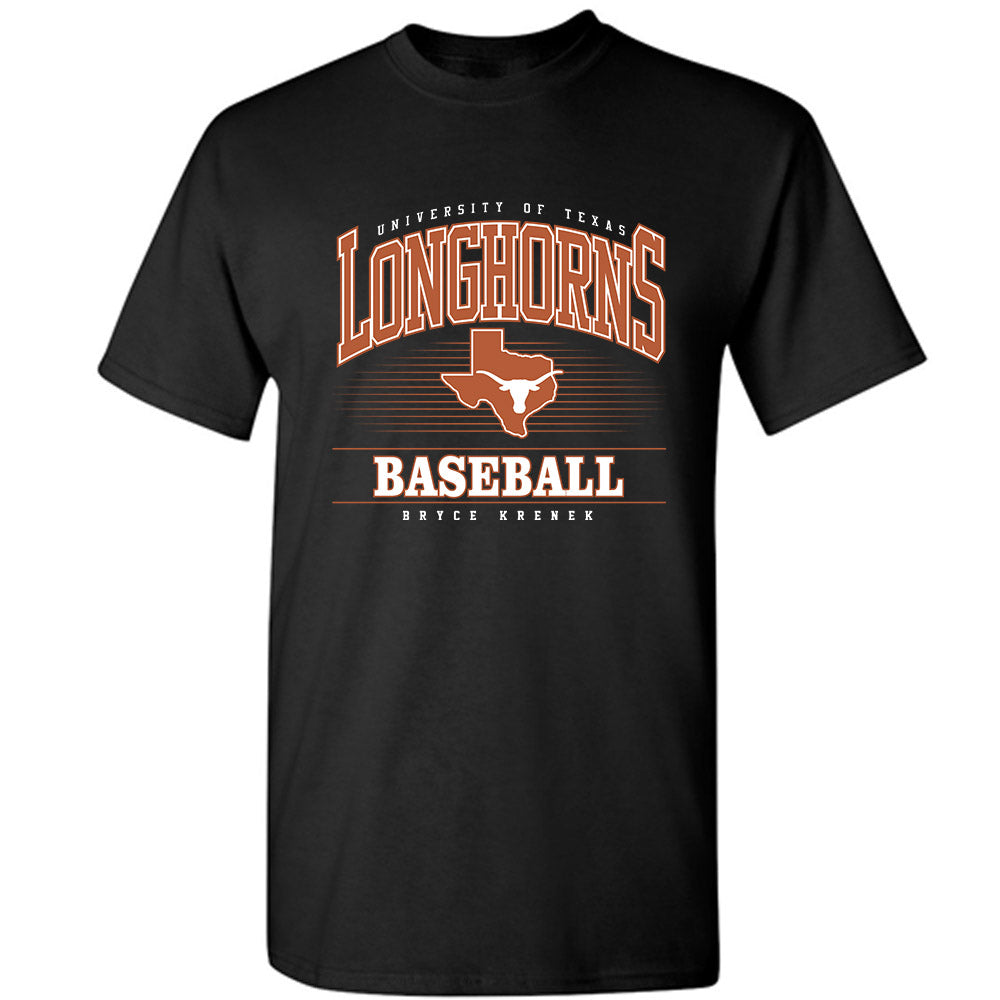 Texas - NCAA Baseball : Bryce Krenek - Classic Fashion Shersey T-Shirt-0