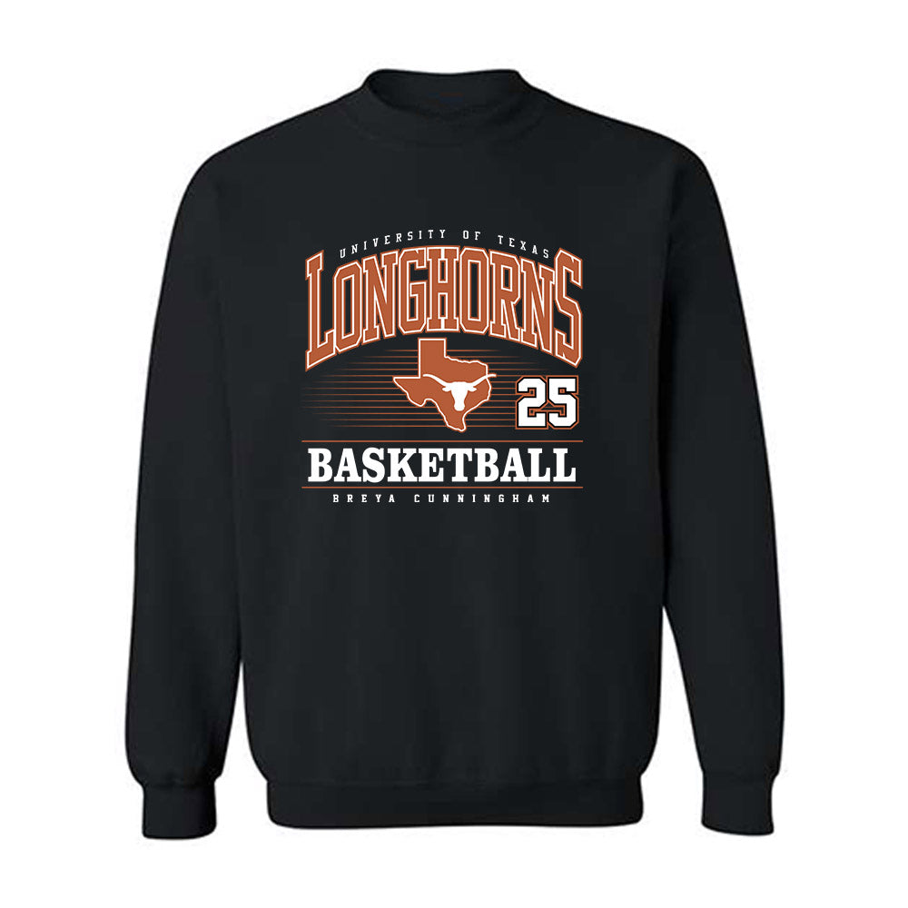 Texas - NCAA Women's Basketball : Breya Cunningham - Classic Fashion Shersey Crewneck Sweatshirt-0