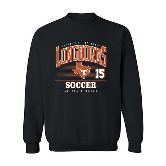 Texas - NCAA Women's Soccer : Alicia Riggins - Classic Fashion Shersey Crewneck Sweatshirt-0