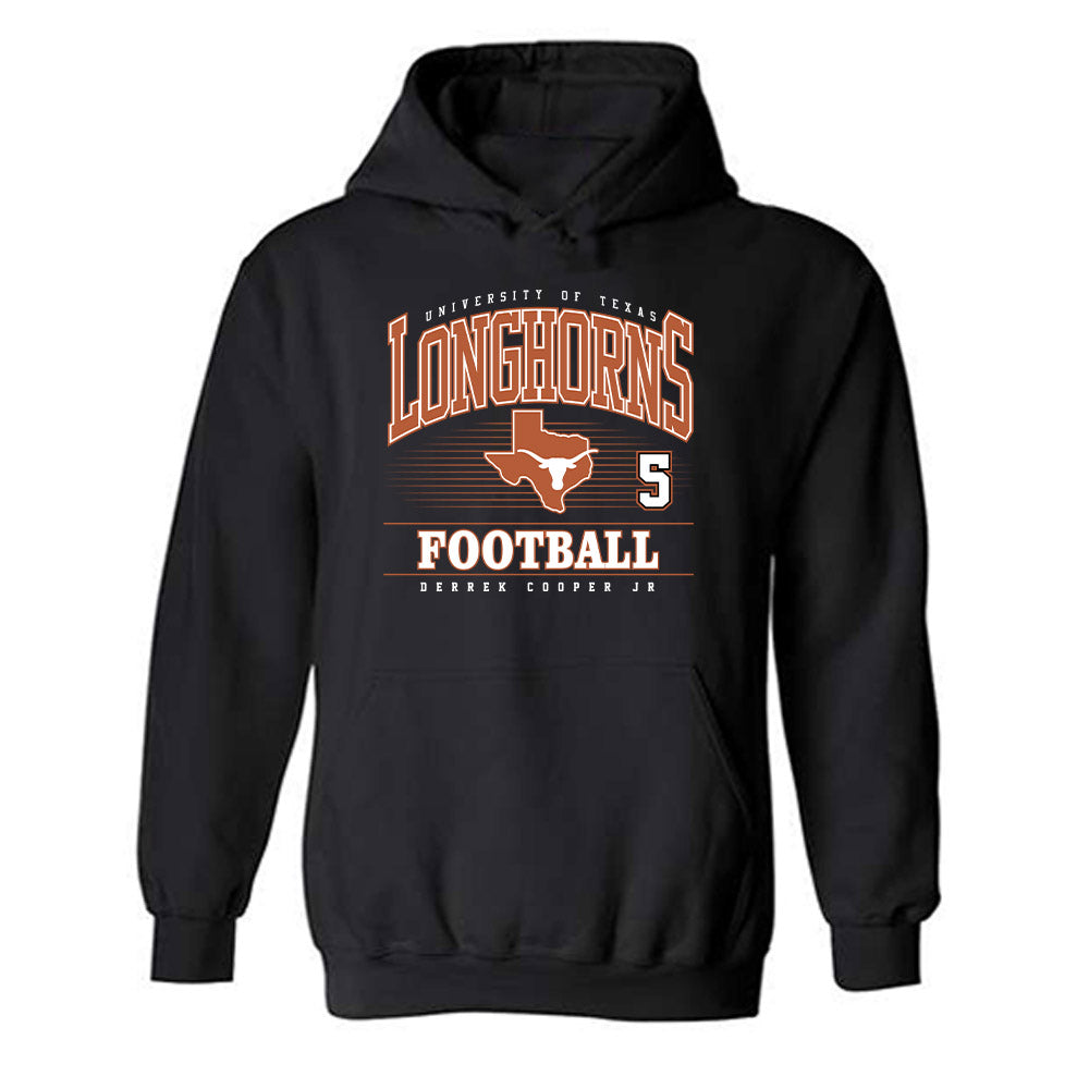 Texas - NCAA Football : Derrek Cooper jr - Classic Fashion Shersey Hooded Sweatshirt-0