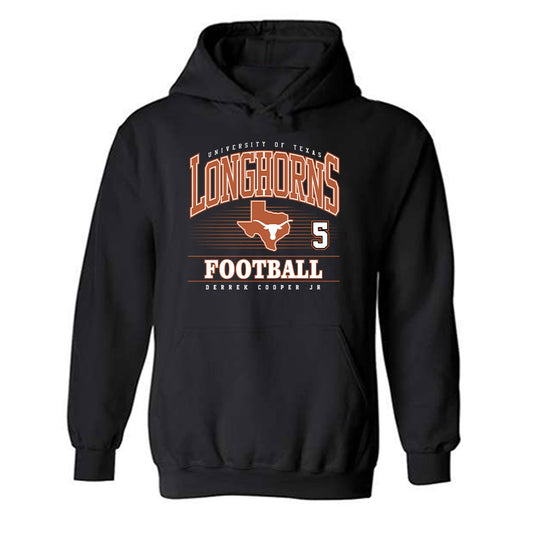 Texas - NCAA Football : Derrek Cooper jr - Classic Fashion Shersey Hooded Sweatshirt-0