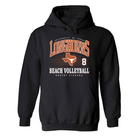 Texas - NCAA Beach Volleyball : Brecht Piersma - Classic Fashion Shersey Hooded Sweatshirt-0