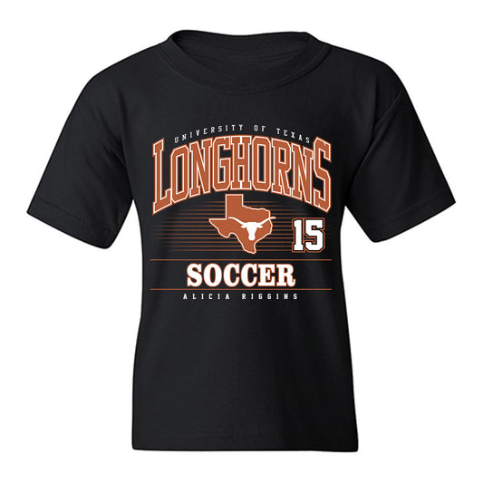 Texas - NCAA Women's Soccer : Alicia Riggins - Classic Fashion Shersey Youth T-Shirt-0