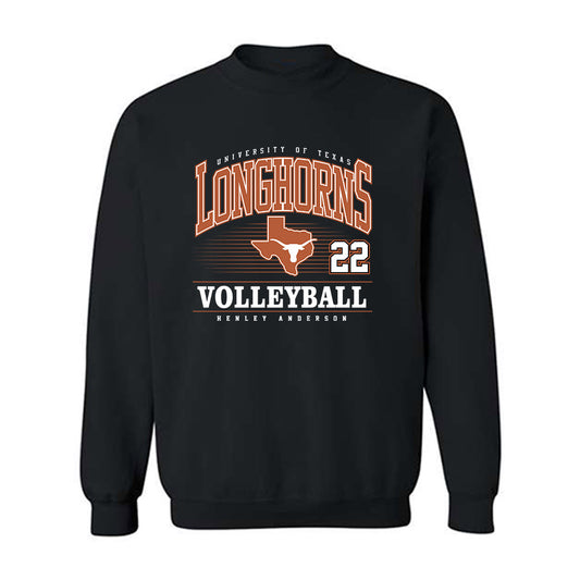 Texas - NCAA Women's Volleyball : Henley Anderson - Classic Fashion Shersey Crewneck Sweatshirt-0