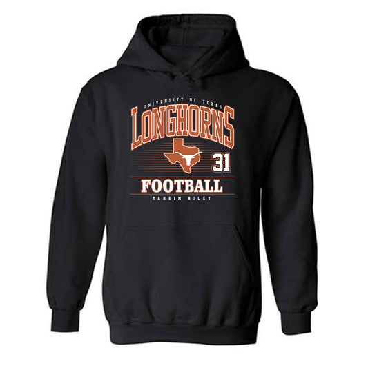 Texas - NCAA Football : Yaheim Riley - Classic Fashion Shersey Hooded Sweatshirt-0