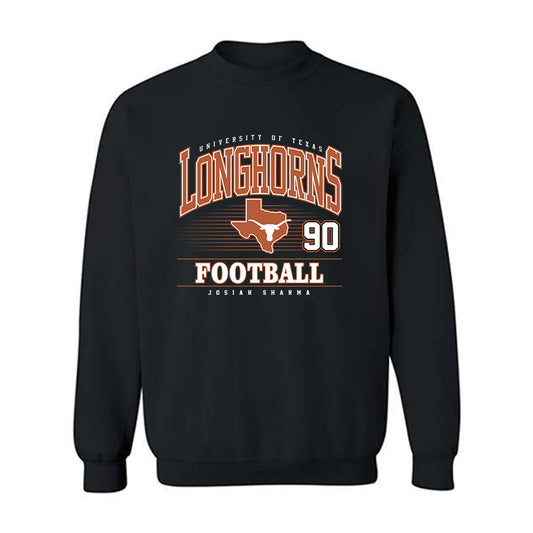 Texas - NCAA Football : Josiah Sharma - Classic Fashion Shersey Crewneck Sweatshirt-0