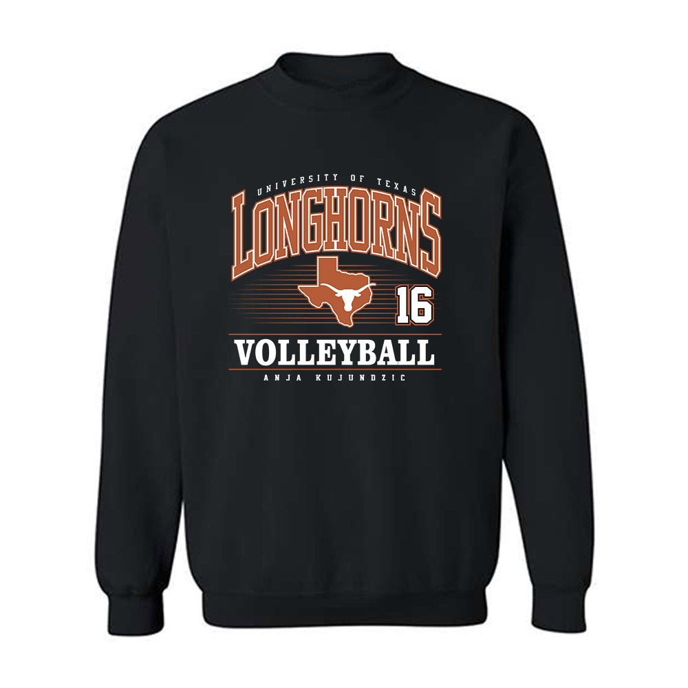 Texas - NCAA Women's Volleyball : Anja Kujundzic - Classic Fashion Shersey Crewneck Sweatshirt-0