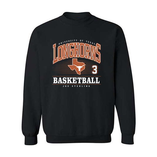 Texas - NCAA Men's Basketball : Joe Sterling - Classic Fashion Shersey Crewneck Sweatshirt-0