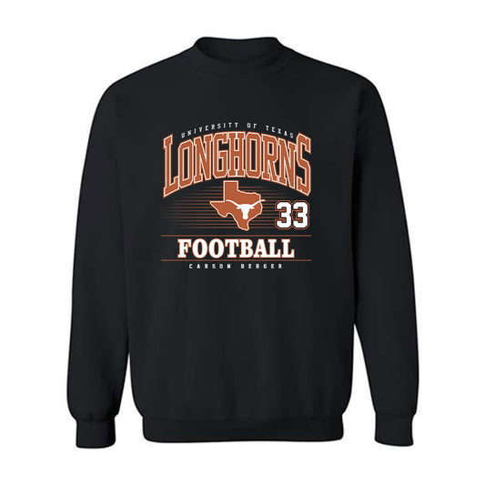 Texas - NCAA Football : Carson Berger - Classic Fashion Shersey Crewneck Sweatshirt-0