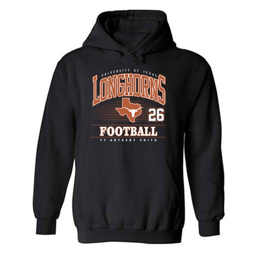 Texas - NCAA Football : Ty'Anthony Smith - Classic Fashion Shersey Hooded Sweatshirt-0