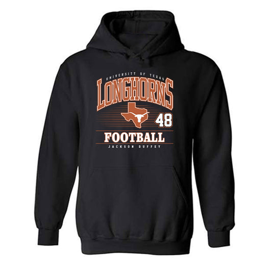 Texas - NCAA Football : Jackson Duffey - Classic Fashion Shersey Hooded Sweatshirt-0