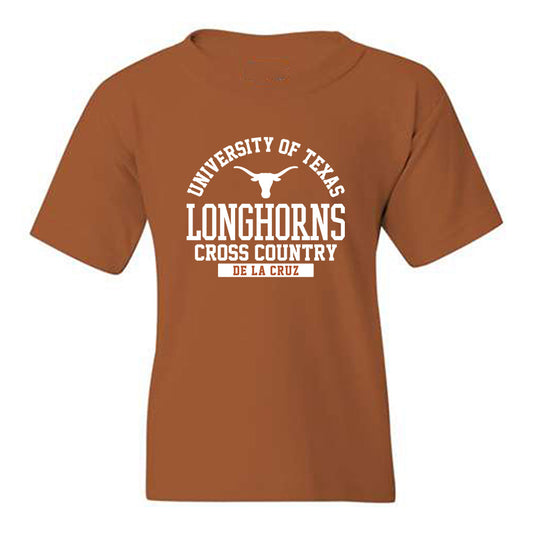 Texas - NCAA Men's Cross Country : Joaquin De La Cruz - Classic Fashion Shersey Youth T-Shirt-0