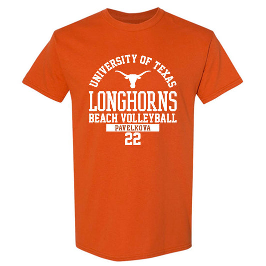 Texas - NCAA Beach Volleyball : Anna Pavelkova - Classic Fashion Shersey T-Shirt-0