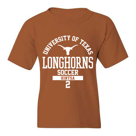 Texas - NCAA Women's Soccer : Melanie Hintsa - Classic Fashion Shersey Youth T-Shirt-0
