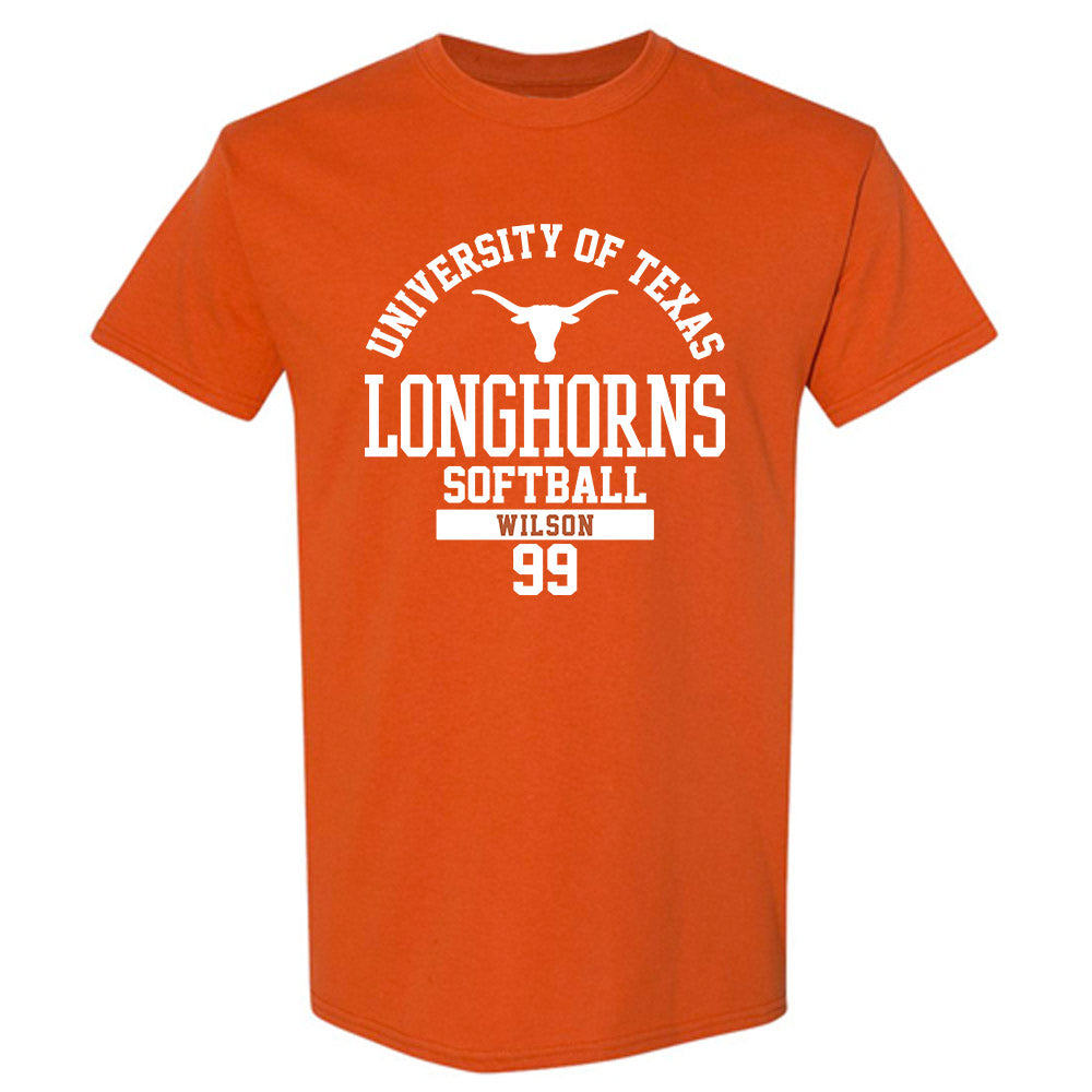 Texas - NCAA Softball : Aundrea Wilson - Classic Fashion Shersey T-Shirt-0
