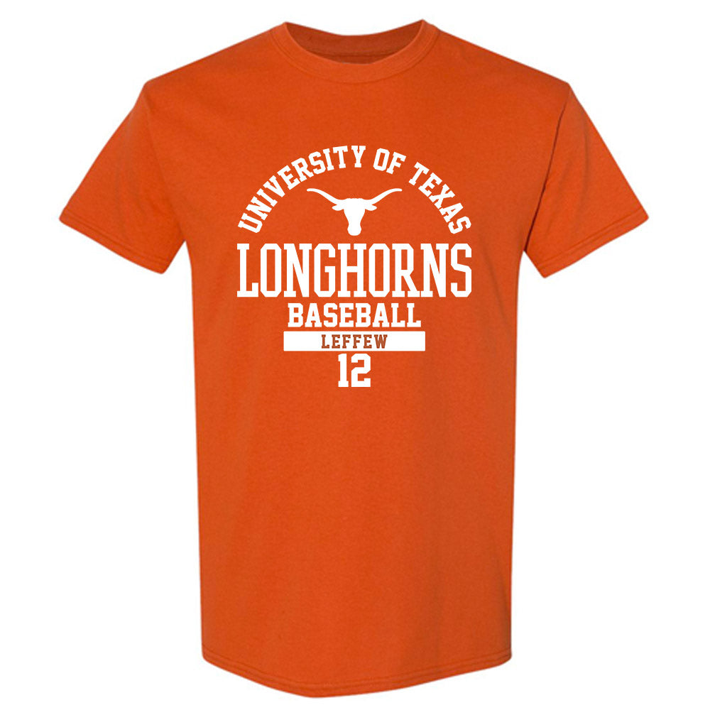 Texas - NCAA Baseball : Haiden Leffew - Classic Fashion Shersey T-Shirt-0