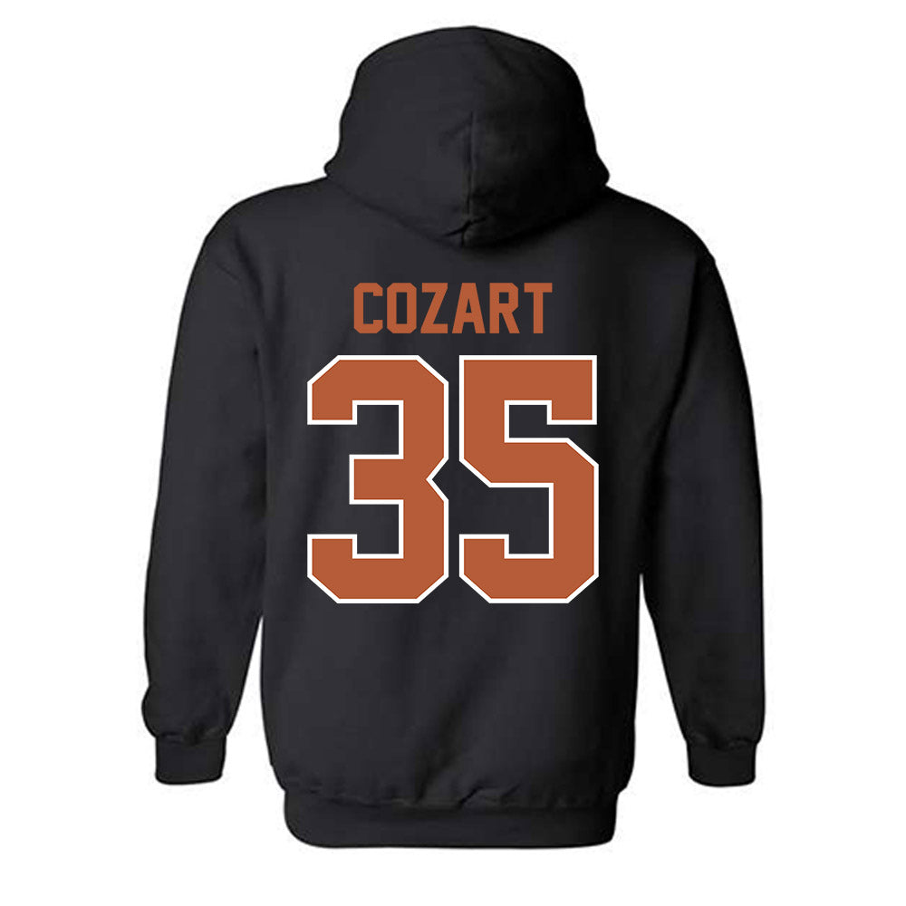 Texas - NCAA Baseball : Sam Cozart - Sports Shersey Hooded Sweatshirt-1