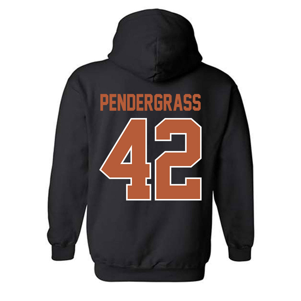 Texas - NCAA Baseball : Dariyan Pendergrass - Sports Shersey Hooded Sweatshirt-1
