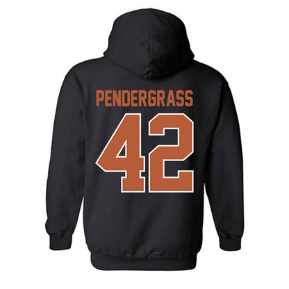 Texas - NCAA Baseball : Dariyan Pendergrass - Sports Shersey Hooded Sweatshirt-1